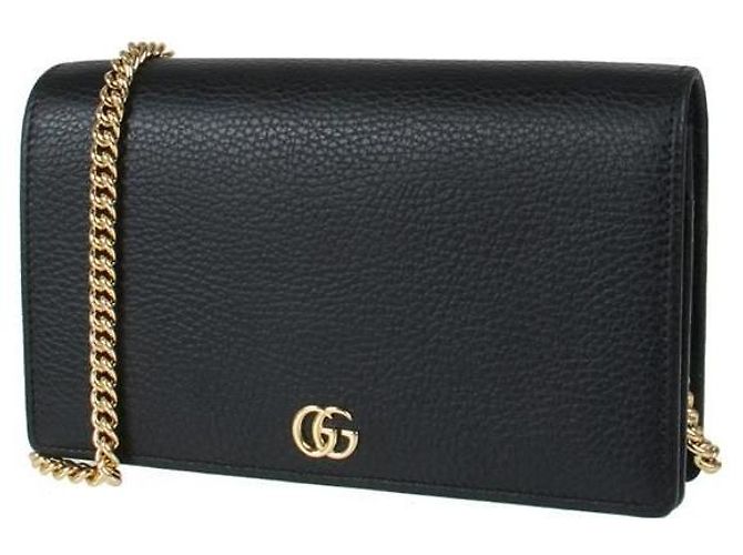 Gucci Mini borsa a catena in pelle GG Marmont - vista 2