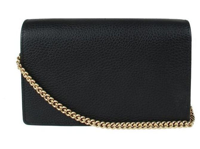 Gucci Mini borsa a catena in pelle GG Marmont - vista 4