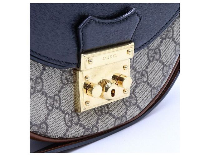 Gucci Piccola borsa a tracolla a mezzaluna Marrone - vista 5