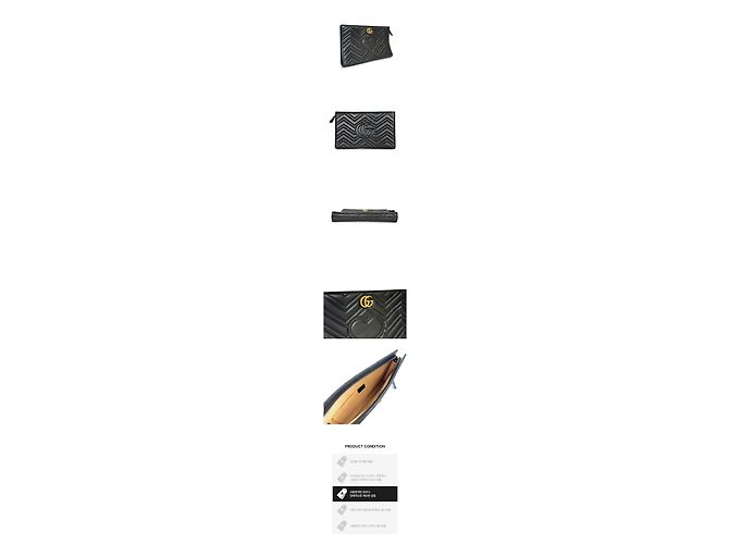 Gucci Clutch Marmont Matelassé Black - vista 2