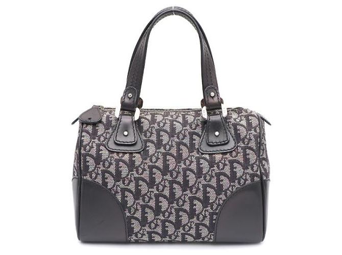 Dior Oblique Boston Small Tote Bag Schwarz - Ansicht 10