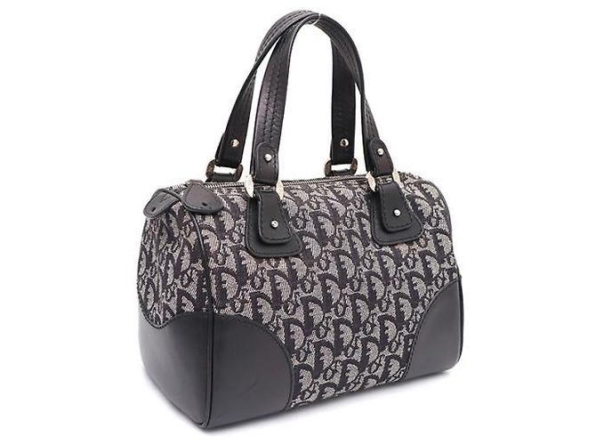 Dior Oblique Boston Small Tote Bag Schwarz - Ansicht 11