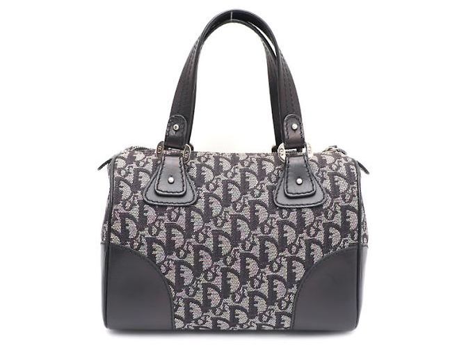Dior Oblique Boston Small Tote Bag Schwarz - Ansicht 12