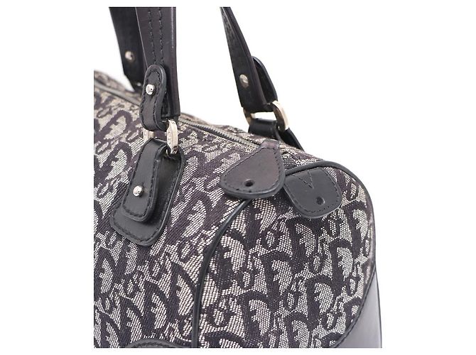 Dior Oblique Boston Small Tote Bag Schwarz - Ansicht 14
