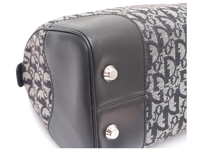 Dior Oblique Boston Small Tote Bag Schwarz - Ansicht 15