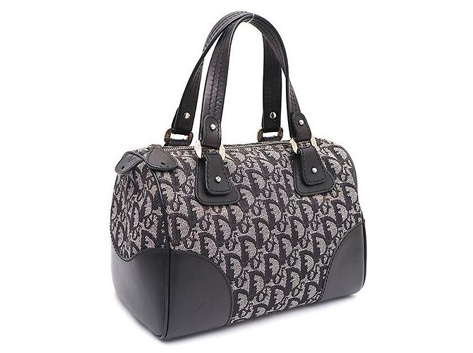 Dior Oblique Boston Small Tote Bag Schwarz - Ansicht 2
