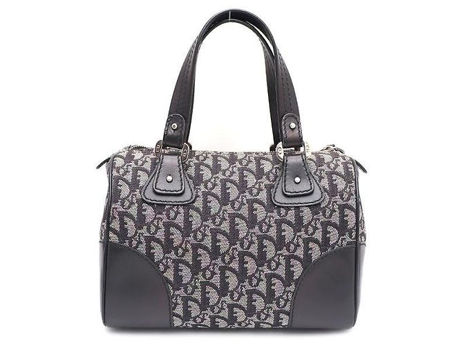 Dior Oblique Boston Small Tote Bag Schwarz - Ansicht 3