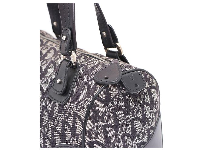 Dior Oblique Boston Small Tote Bag Schwarz - Ansicht 5