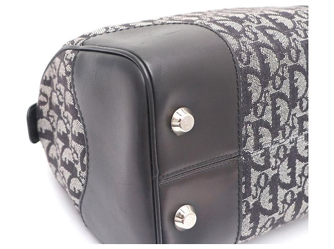 Dior Oblique Boston Small Tote Bag Schwarz - Ansicht 6