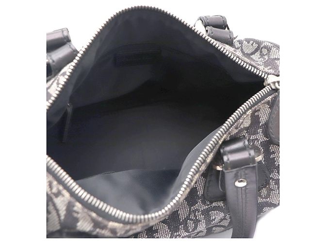 Dior Oblique Boston Small Tote Bag Schwarz - Ansicht 8