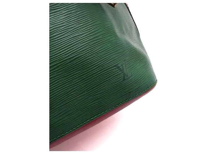 Noe Louis Vuitton Borsa a tracolla Noé Bi-Color Petite Verde - vista 10