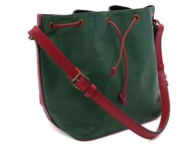 Noe Louis Vuitton Borsa a tracolla Noé Bi-Color Petite Verde - vista 3