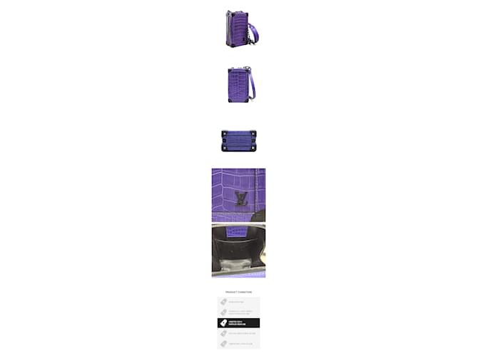 Louis Vuitton Exotic Soft Trunk Porpora - vista 2