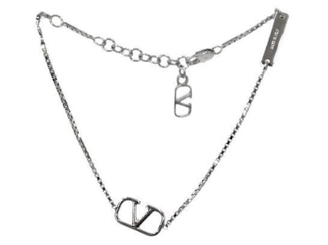 Valentino Bracciale Logo Argento - vista 2