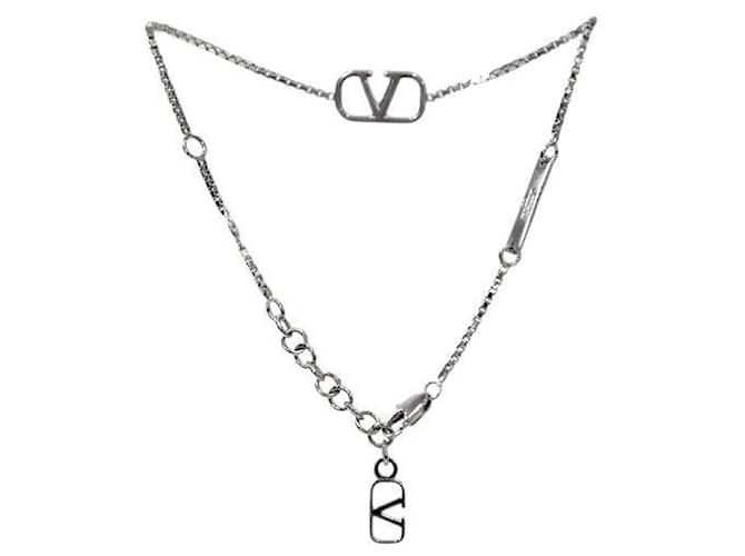 Valentino Bracciale Logo Argento - vista 3