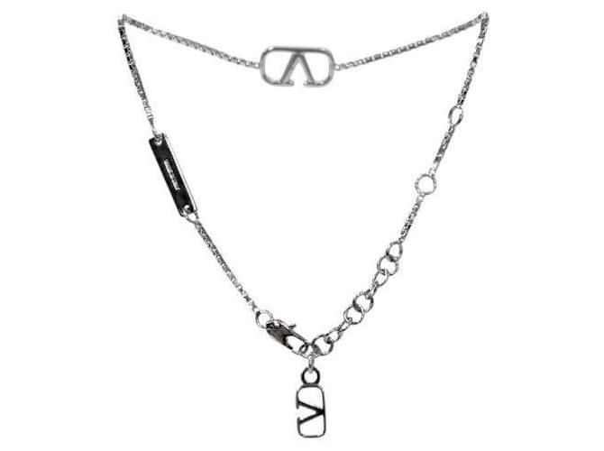 Valentino Bracciale Logo Argento - vista 4