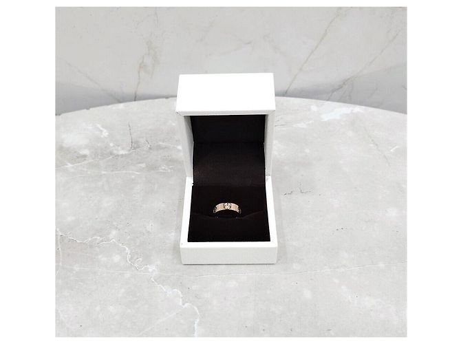 Cartier Diamond Classic Love Band Ring Pink Gold Size - view 6
