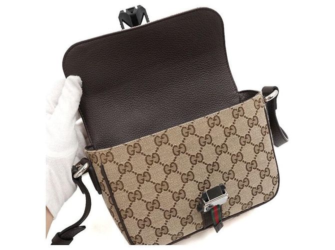 Gucci GG Supreme Canvas Mini-Crossbody-Bag - Ansicht 7