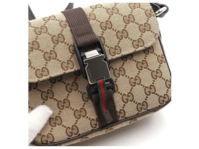 Gucci GG Supreme Canvas Mini-Crossbody-Bag - Ansicht 9