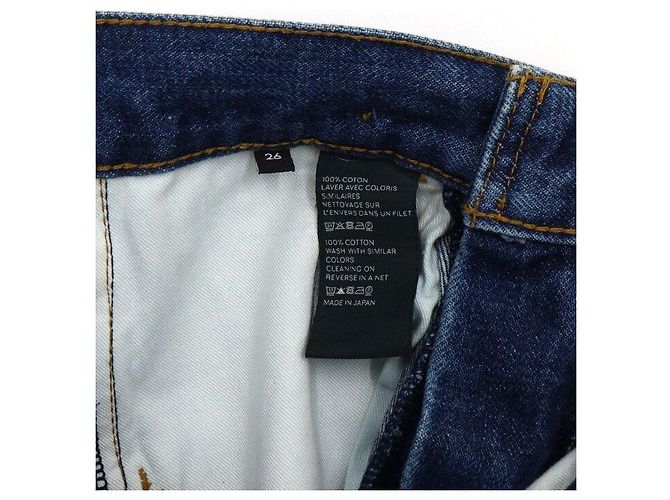 Céline Jeans in denim ornati da una catena dorata - vista 8