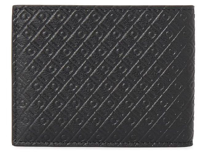 Salvatore Ferragamo Portafoglio Monogram da uomo Nero - vista 3