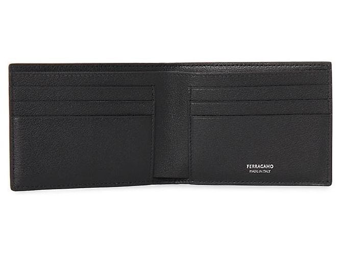 Salvatore Ferragamo Portafoglio Monogram da uomo Nero - vista 5