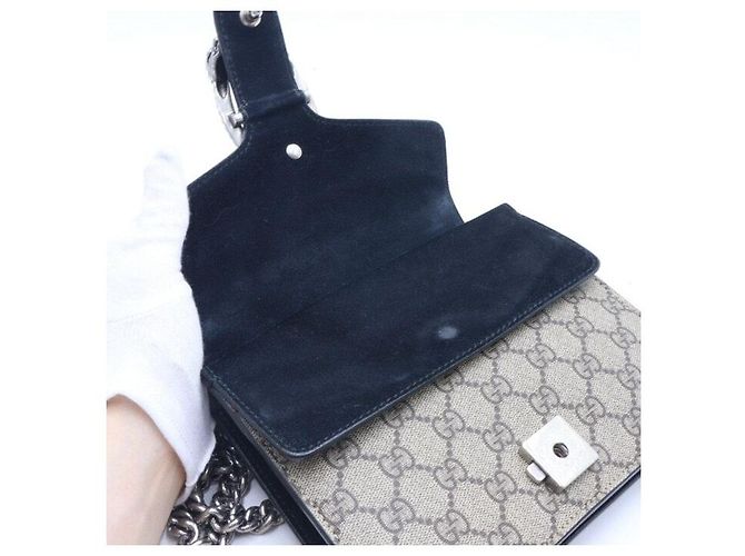 Gucci Mini borsa a tracolla Dionysus Tiger Head con catena Crossbody - vista 6