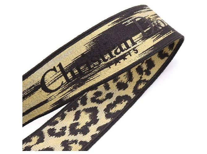 Dior Tracolla con anello e ricamo leopardato - vista 2