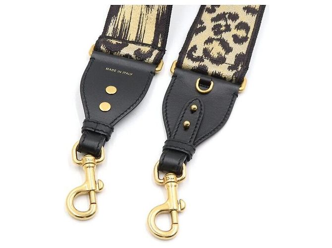 Dior Tracolla con anello e ricamo leopardato - vista 3