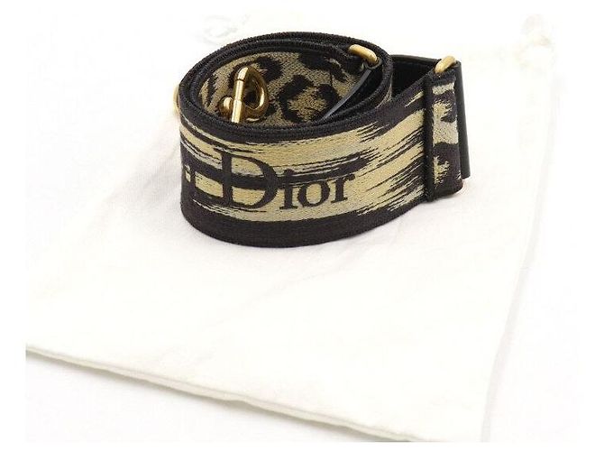 Dior Tracolla con anello e ricamo leopardato - vista 5