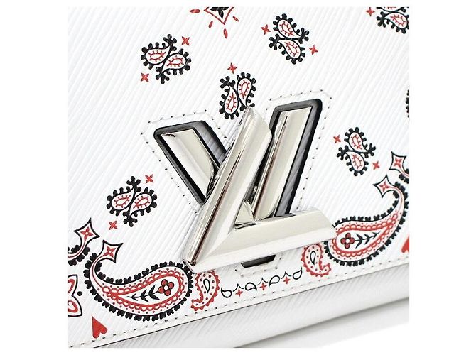 Louis Vuitton Borsa a Spalla e Borsa a Tracolla Twist MM Bianco - vista 4