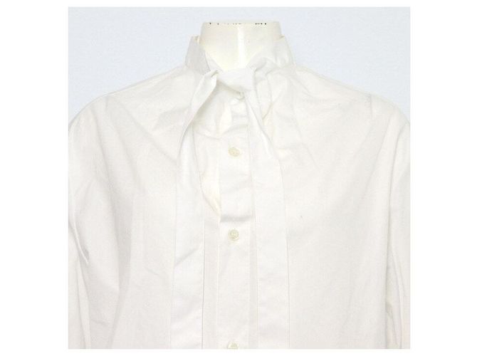Dior Camicia da donna in popeline di cotone con fiocco Ascot - vista 2