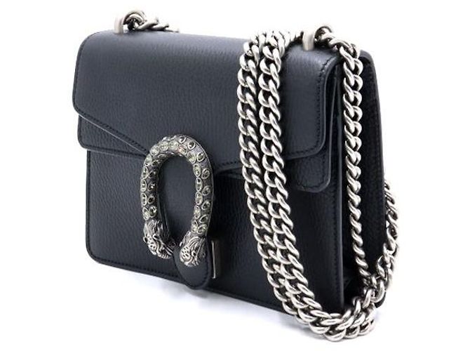 Gucci Mini borsa a tracolla Dionysus con catena, nero - vista 2