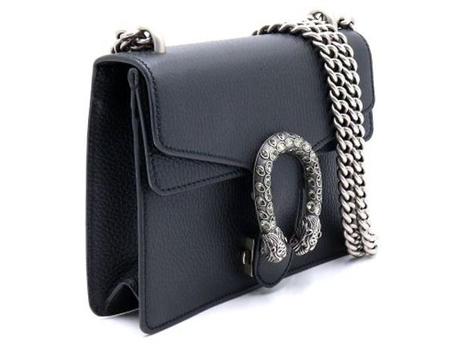 Gucci Mini borsa a tracolla Dionysus con catena, nero - vista 3