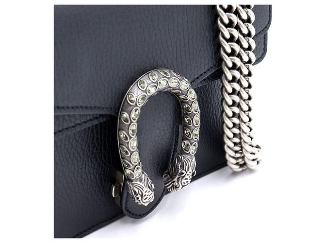 Gucci Mini borsa a tracolla Dionysus con catena, nero - vista 4