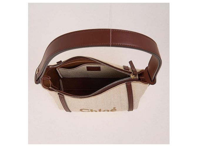 Chloé Bolso de hombro de rafia Naranja - vista 9