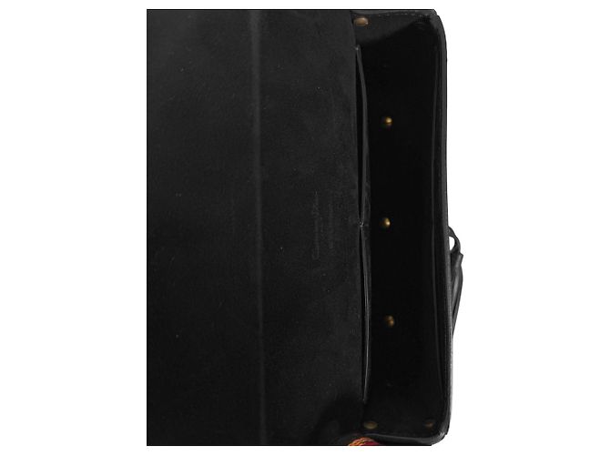 Dior Borsa Tote a Spalla in Pelle Rodeo con Patta e Nappine da Donna Nero - vista 12