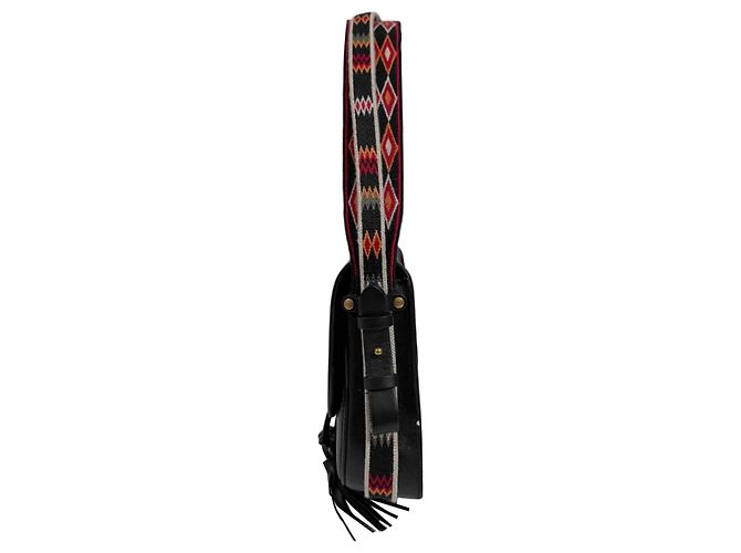 Dior Borsa Tote a Spalla in Pelle Rodeo con Patta e Nappine da Donna Nero - vista 4