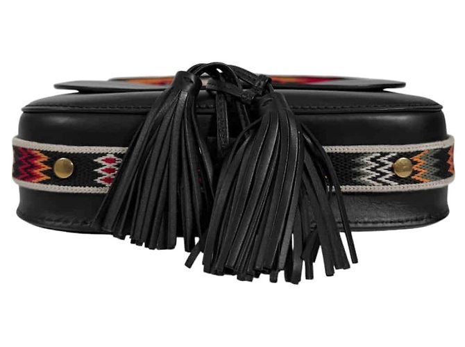 Dior Borsa Tote a Spalla in Pelle Rodeo con Patta e Nappine da Donna Nero - vista 5