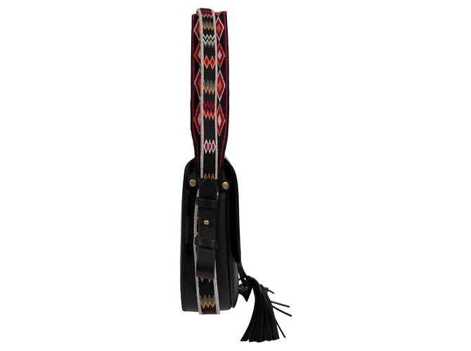 Dior Borsa Tote a Spalla in Pelle Rodeo con Patta e Nappine da Donna Nero - vista 6
