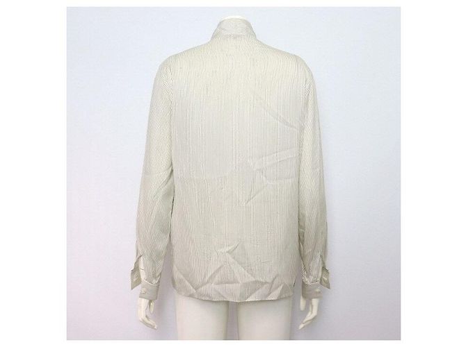 Céline Blusa de popeline listrada - vista 4