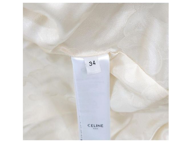 Céline Fleece-Effekt Kaschmirjacke Khaki - Ansicht 8