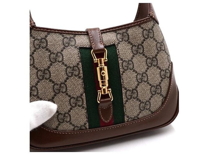 Gucci Borsa Jackie Mini Hobo a Spalla e Crossbody - vista 8