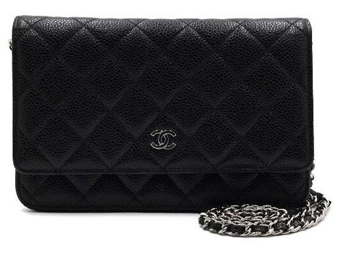 Chanel Borsa a tracolla e borsa crossbody con catena CC argento Nero - vista 2