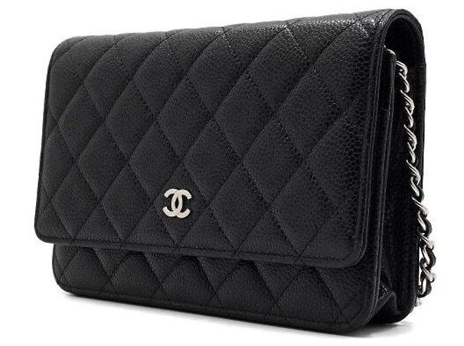 Chanel Borsa a tracolla e borsa crossbody con catena CC argento Nero - vista 3