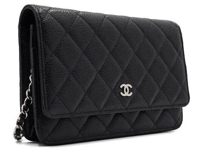 Chanel Borsa a tracolla e borsa crossbody con catena CC argento Nero - vista 4