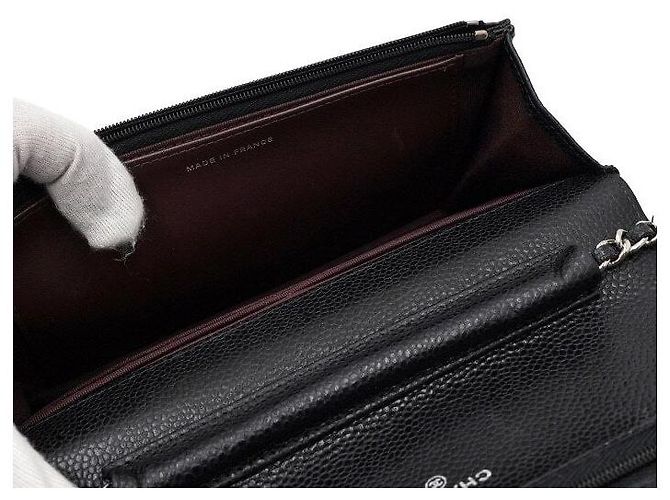 Chanel Borsa a tracolla e borsa crossbody con catena CC argento Nero - vista 7