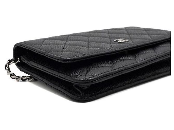 Chanel Borsa a tracolla e borsa crossbody con catena CC argento Nero - vista 9