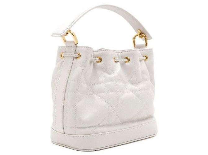 Dior Piccola borsa a secchiello Jolly Borsa a tracolla Borsa crossbody Bianco - vista 3