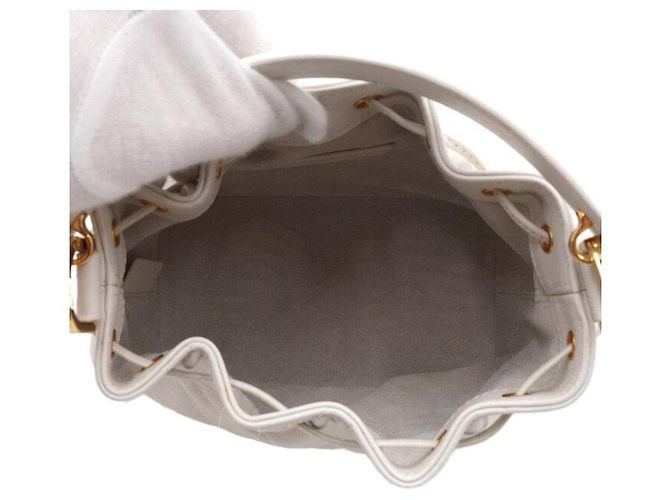 Dior Piccola borsa a secchiello Jolly Borsa a tracolla Borsa crossbody Bianco - vista 5